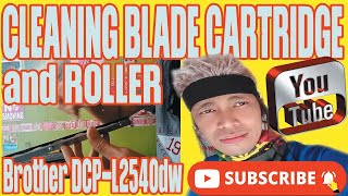How To Clean Blade Cartdridge And Roller, Brother Dcp-L2540Dw