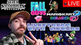 Gaming With Viewers! (Mario Kart, Smash & Fall Guys)