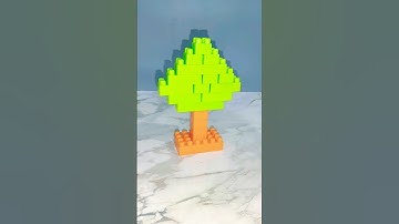 Satisfying Diy Building Blocks Tree🌳/Lego Tree/ Building Blocks/ASMR Sound #asmr #buildingblocks