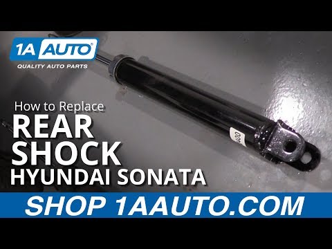 How to Replace Rear Shocks 11-14 Hyundai Sonata