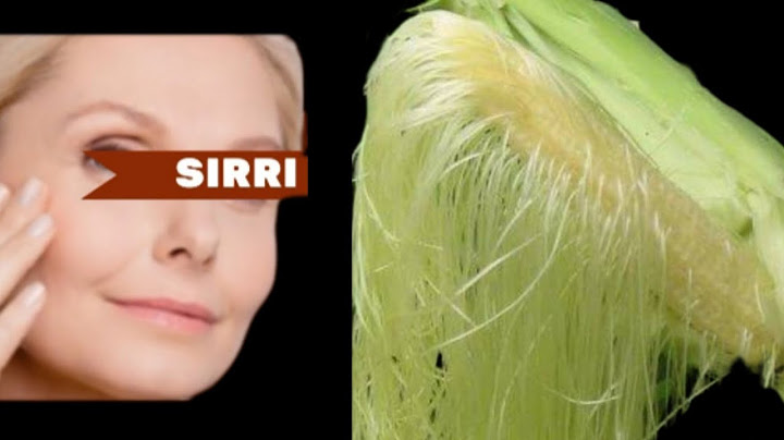 My mother-in-law does skin care with corn tassel, she is 70 years old but looks 50!