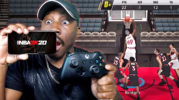 Using XBOX ONE & PS4 CONTROLLER On NBA 2K20 Mobile My Career! Ep. 1 (ios 13)