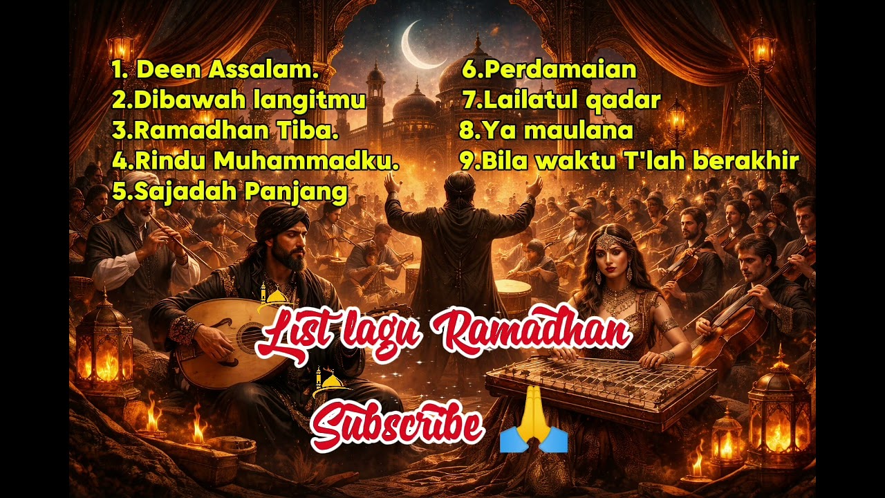 List lagu ramadhan - rock metal melodi orkestra (arabic style)