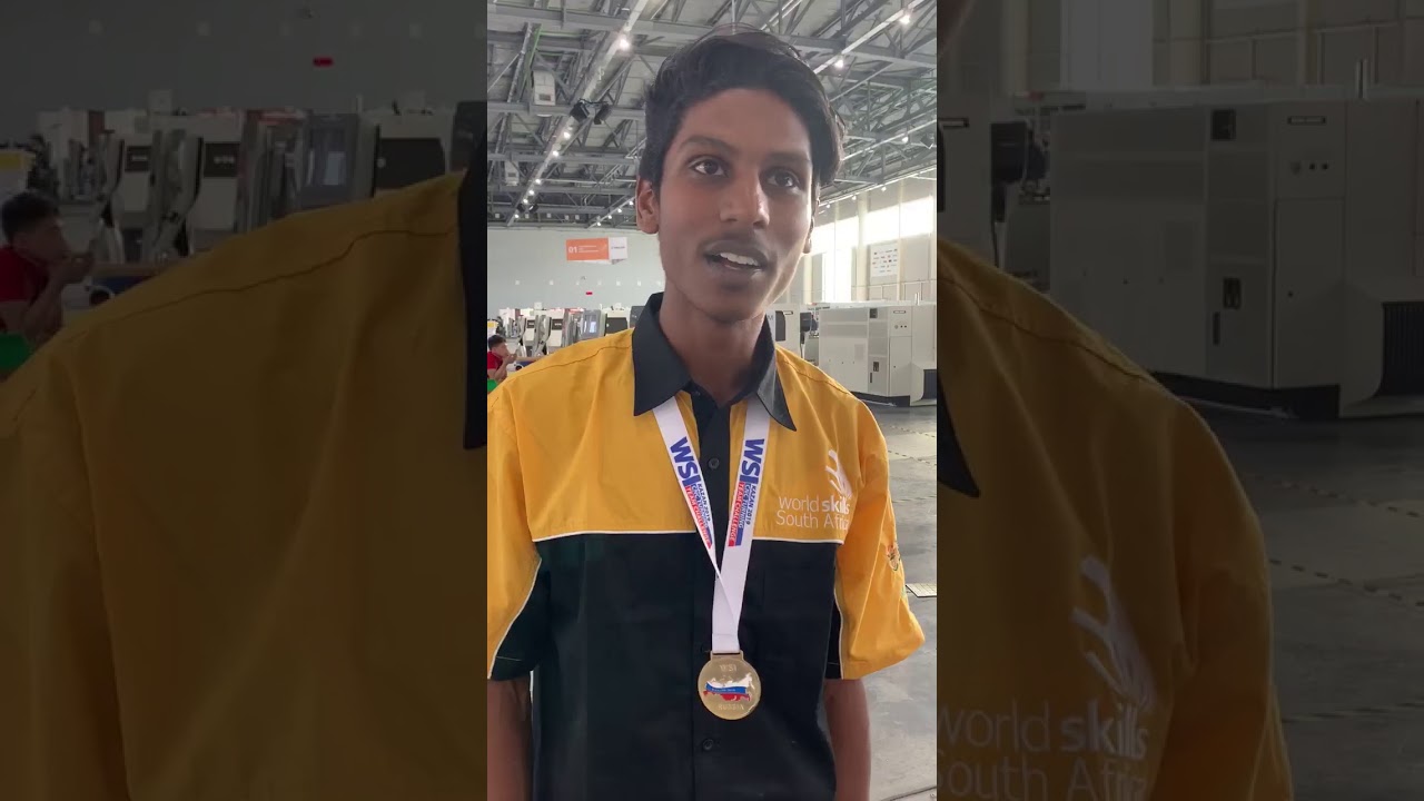 Jared Moonsamy Wins Gold at World Skills Competition in Russia 2019