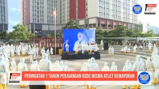 Heal The World Angklung di Wisma Atlet
