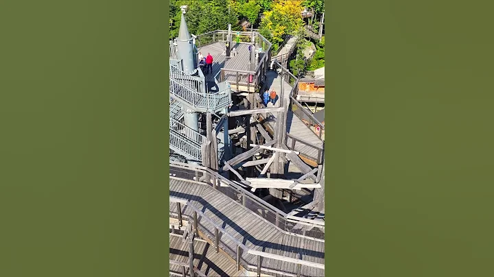 Wieża widokowa Krynica-Zdrój – spacer w koronach drzew | Polska z drona 4K