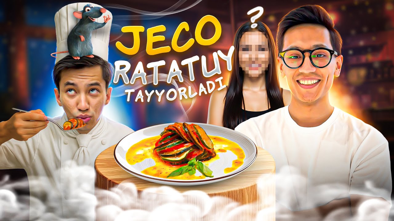 NOIR OSHXONASI | Jeco vines ratatuy ovqatini tayyorlab berdi va sirli qiz bilan kechki ovqat qldi