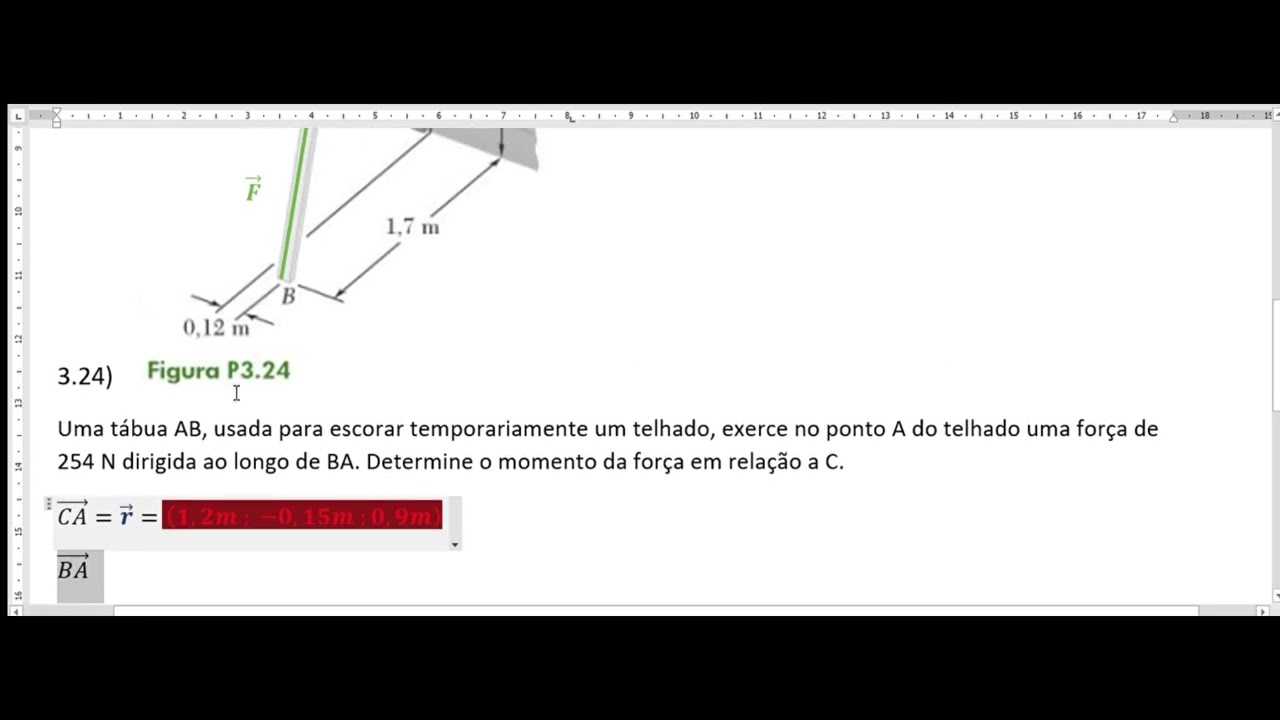 [Beer Jhonston] Mecânica Vetorial para Engenheiros 9ª edição Ex 3 24