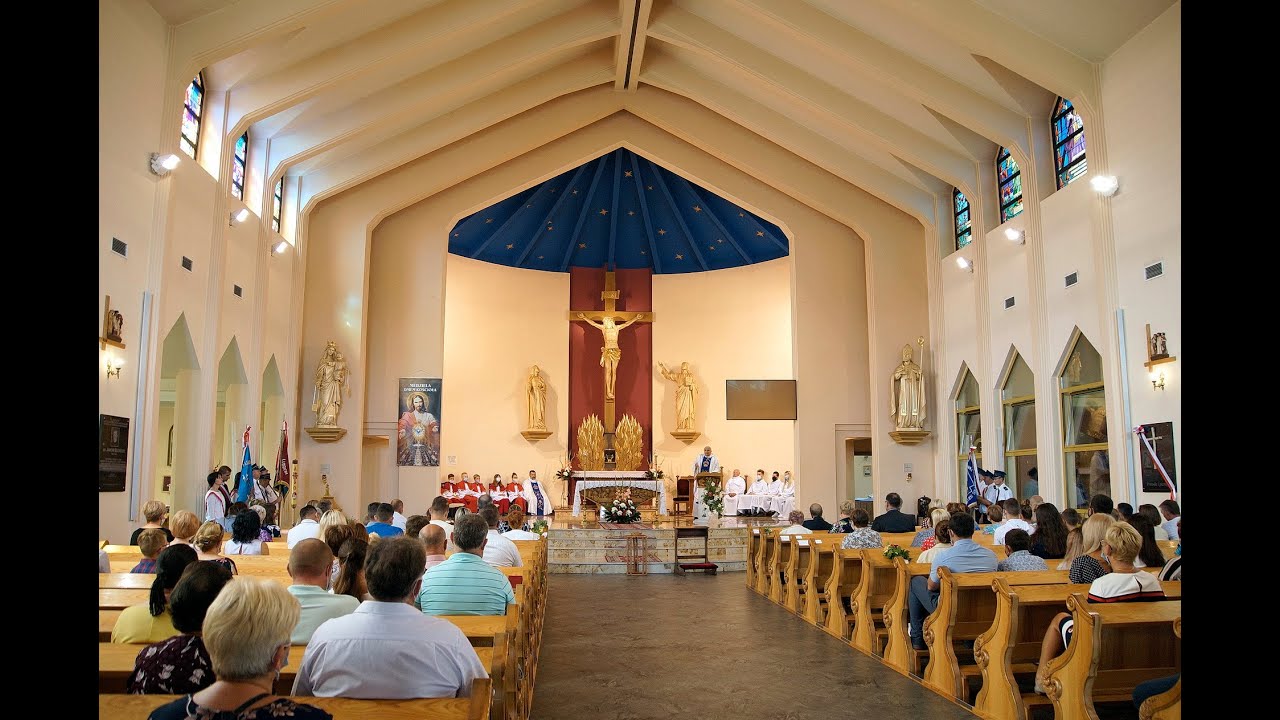 Transmisja z kościoła.