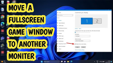 How to Move a Fullscreen Game Window to Another Monitor in Windows 10/11 (EASY)