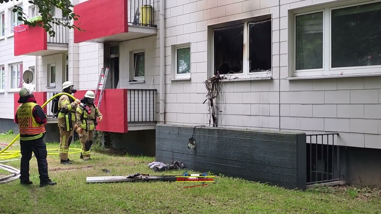 Baesweiler 31.05.25: Wohnung nach Brand unbewohnbar