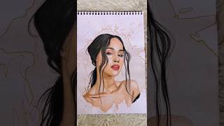 Portrait drawing using coloredpencil /رسم بورتريه بالألوان الخشبية
