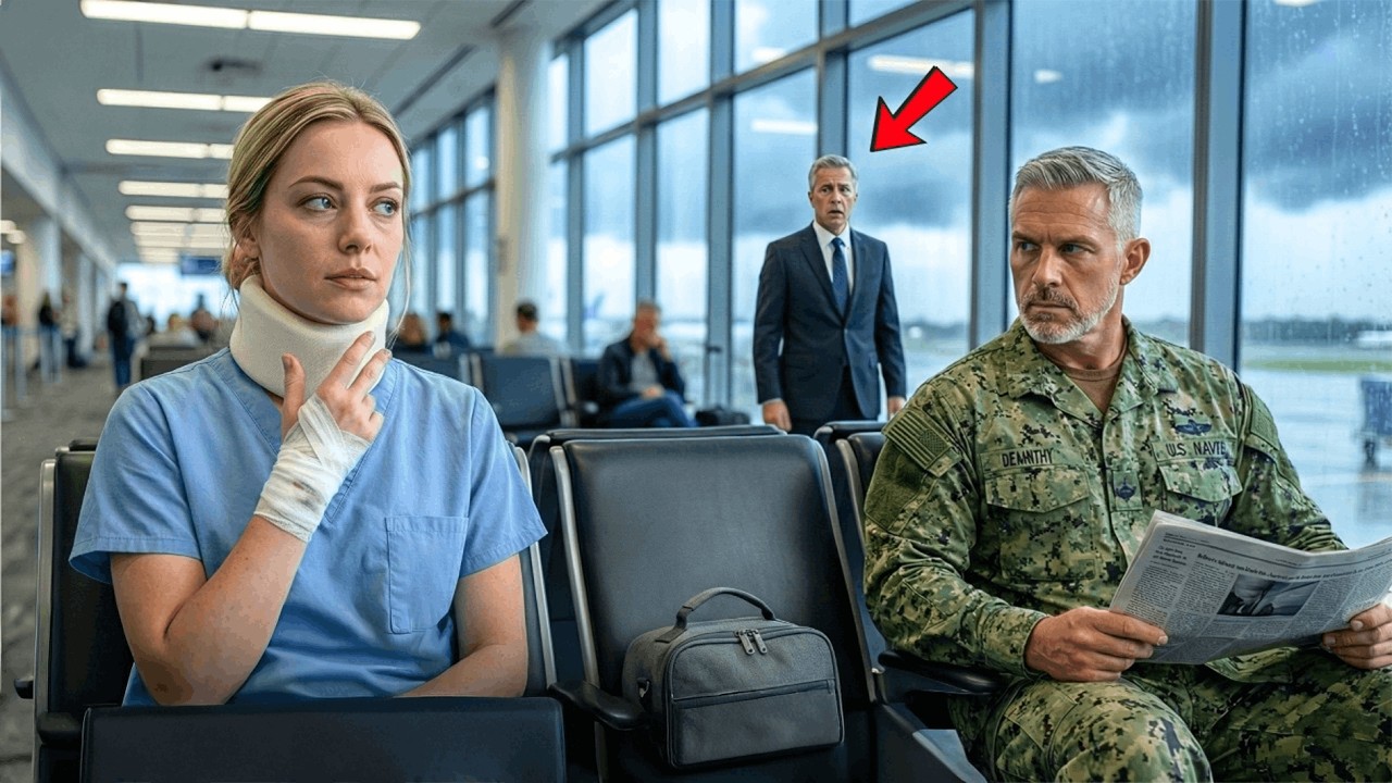 À l’aéroport, son signal secret au SEAL fige le PDG