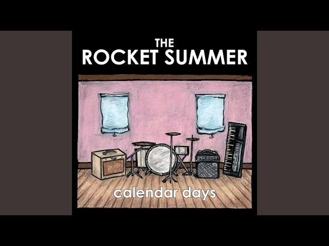 シュリンク付　Rocket Summer　Calendar Days　レコード The Rocket Summer - Calendar Days on translucent gold (SOLD OUT