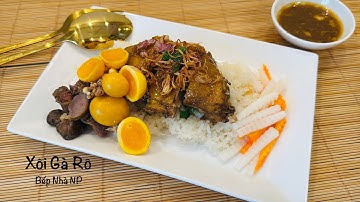 XÔI GÀ RÔ TI - Cách Nấu Xôi Để Qua Ngày Hạt Xôi Vẫn Mềm Dẻo , Cách Làm Trứng Non Lòng Đào Thật Ngon