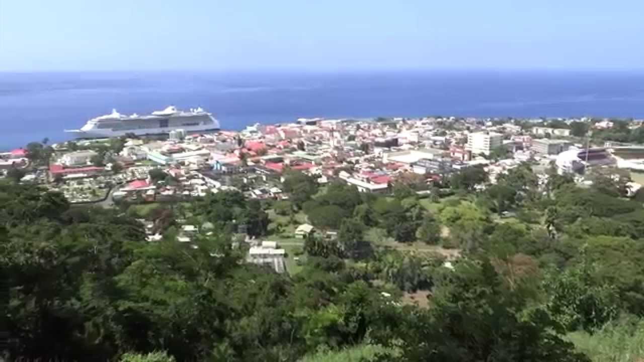 Roseau, Dominica Morne Bruce Scenic Overlook HD (2015) YouTube