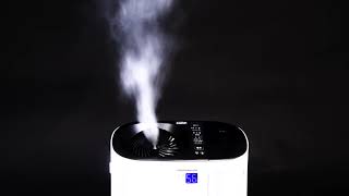 サーキュレーター加湿器 ブラック／ホワイト RCK-5519