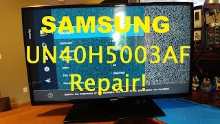 Refurbished Samsung UN40H5003AFXZA 40″ 1080p 60Hz LED HDTV Repairing a Samsung UN40H5003AF