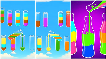 Water Sort Puzzle Gameplay 2 , Android Games ios Walkthrough Simulator Think Brain Puzzle