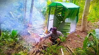Perjalanan Exsrime || Membuat shelter Untuk Berlindung  Menggunakan Bambu Dan Lain-Lain