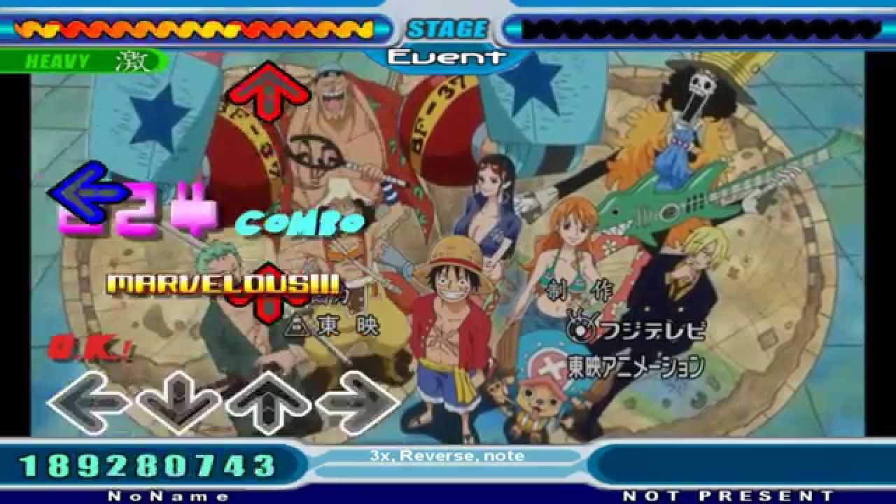 One Piece Opening 18 Stepmania (Hard Knock Days) YouTube