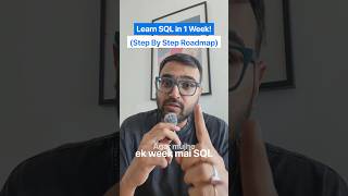 How to Learn SQL in 1 Week 2026! Complete Data Analyst Roadmap