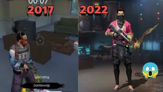 2017 vs 2022 Free Fire player 😱 | @ JJDSG  Bhai ka uid  | Garena Free Fire screenshot 5