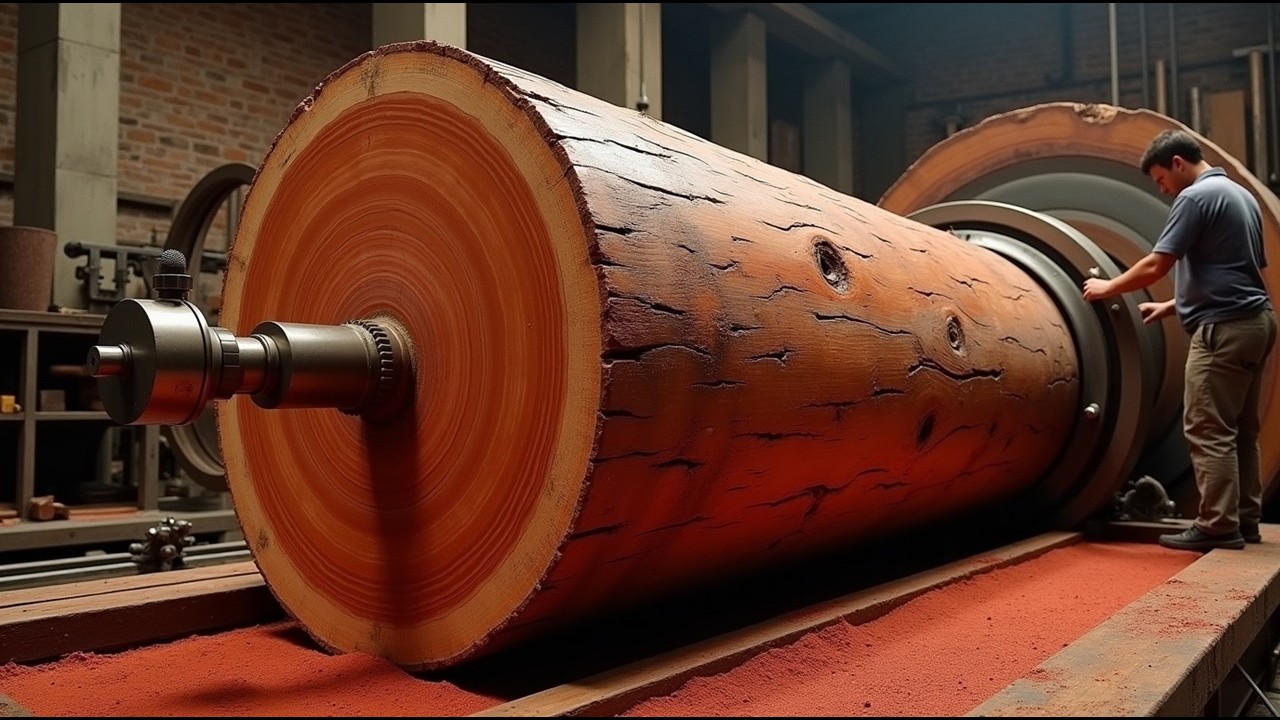 Inside The Giant Redwood Process Plant | The Pinnacle Of Woodturning ...