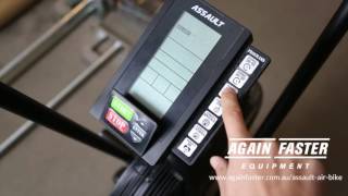 Assault Air Bike - How to use the monitor.