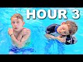 Who Will Be the Last to Leave the Pool? 🏊♂️ Epic Sibling Challenge!