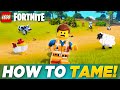 This is how you TAME ANIMALS in LEGO FORTNITE