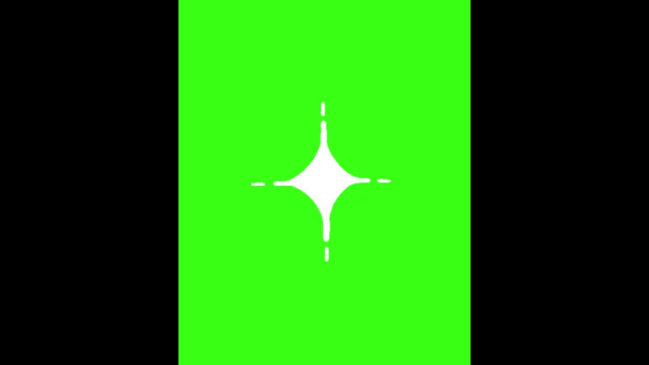 Animated SPARKLE Green Screen Effect Free To Use Shine Teeth