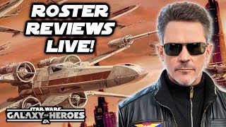 SWGOH Live!  Skibidi Roster Reviews With Your Star Wars Dad!