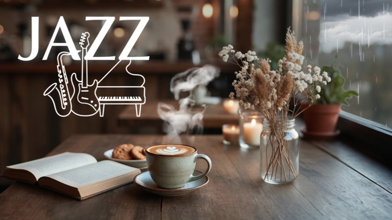 Peaceful Jazz Music in a Cozy Cafe • Soft Jazz for Deep Focus & Calm - YouTube