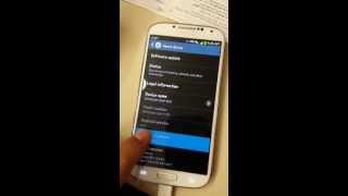 developer mode on galaxy S4