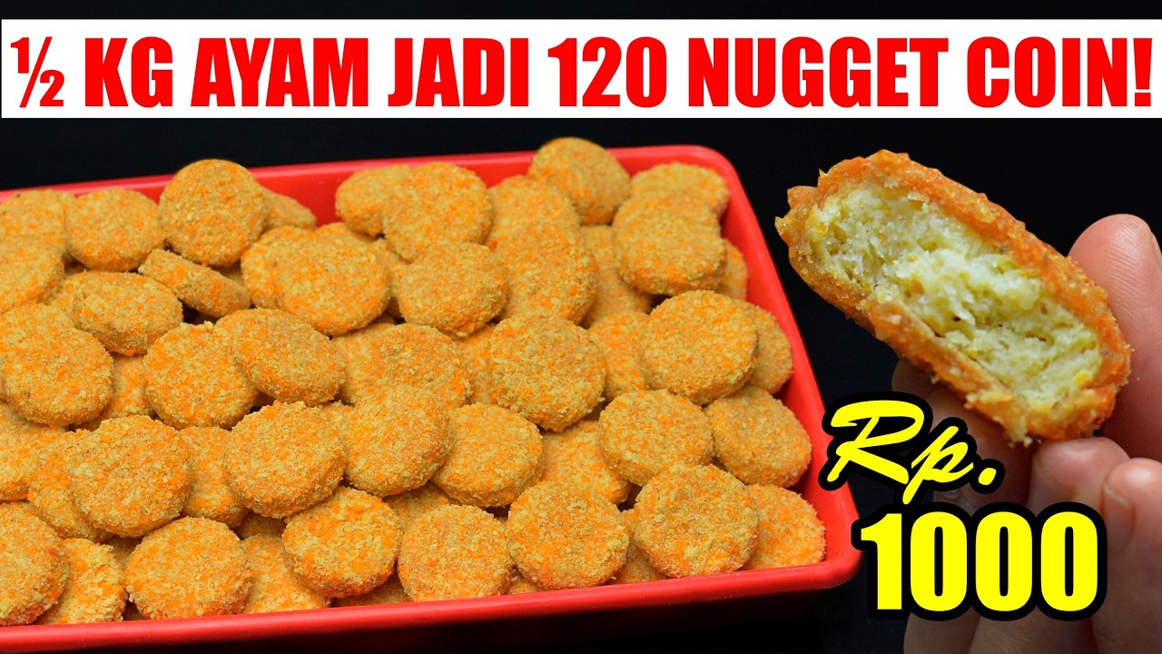 AYAM 500 GR JADI 120 PCS | NUGGET KOIN EKONOMIS BISA DIFROZEN AYAM 500 GR JADI 120 PCS | NUGGET KOIN EKONOMIS BISA DIFROZEN