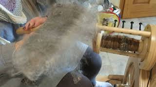Spinning and Carding Mohair