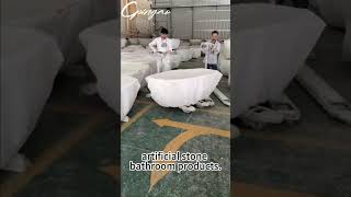 Celebrity Cpingao Solid Surface Sanitary Ware Manufacturer—We can produce various different styles of bathtubs Profile