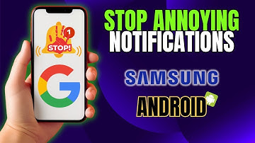 How to STOP Receiving Google Notifications on Your Android!