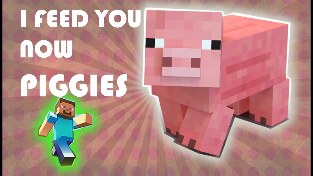 Làm đồng cho lợn ăn trong minecraft - How I feed my pigs in Minecraft