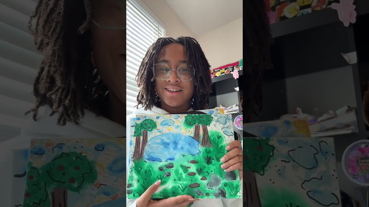 What do these paintings remind you of? -Addy