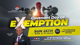 Covenant Day Of Exemption | 1st Service | 25.07.2021 | Winners Chapel Int'l Manchester