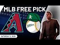 MLB Picks and Predictions - Arizona Diamondbacks vs Oakland Athletics, 8/2/25 Free Best Bets & Odds