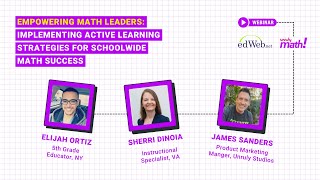 Empowering Math Leaders Webinar: Active Learning Strategies for Schoolwide Success
