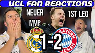 🚨 UCL FAN REACTIONS: NEUER MASTERCLASS! Bayern STUN Madrid 2-1 in EUROPEAN CLASSIC
