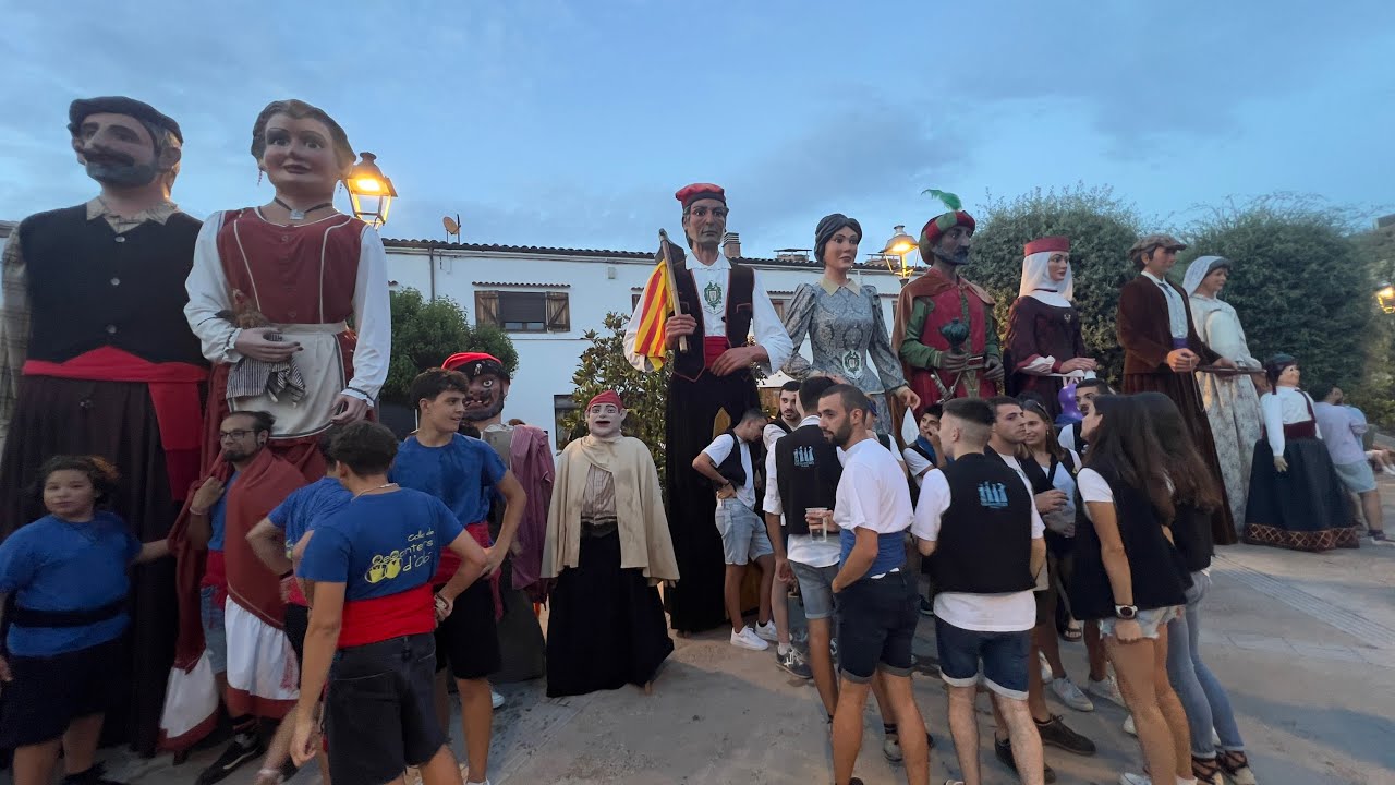 XXXIV TROBADA DE GEGANTS A L'AMETLLA DE MEROLA amb les colles de : Sta M. Olò , Navàs , St Pol ,