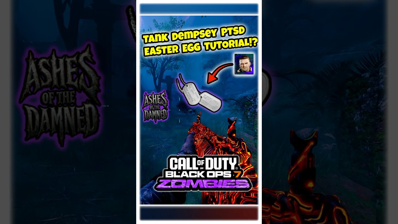 Пасхальное яйцо о ПТСР Танка Демпси НАЙДЕНО в BO7 «Зомби»! (Пепел проклятых)