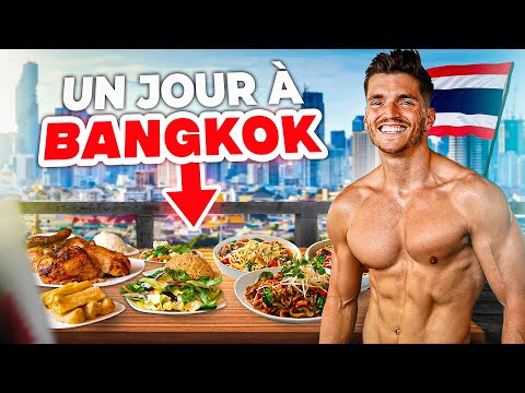 TOUT ce que je MANGE en une JOURNÉE pour PRENDRE DU MUSCLE - BANGKOK EDITION 💪🏼🇹🇭