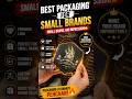 Best packaging for small brands owner#shorts #smallbusiness #custompackaging #packaging #giftbox