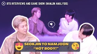 NamJin Analysis: NamJin @ Interviews and Game Show